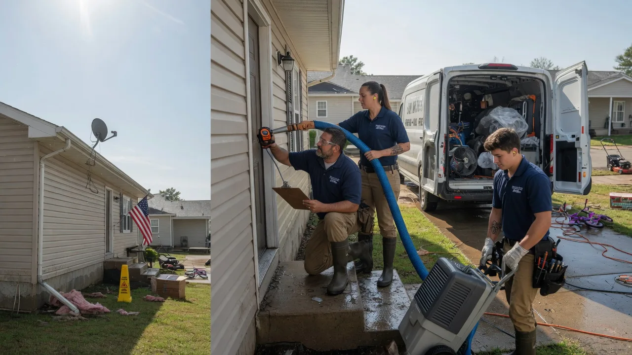 Ceiling Water Damage Restoration in Hannibal, OH near me